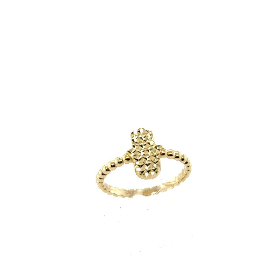 Bague main de Fatma dorée main image 1