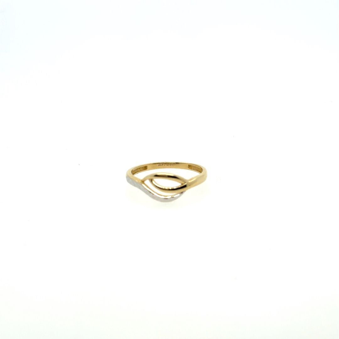 BAGUE MODE OR JAUNE 10KT