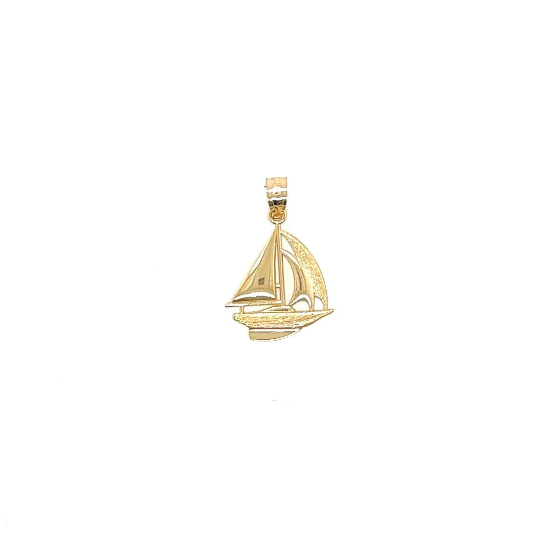 PENDENTIF VOILIER 14KT