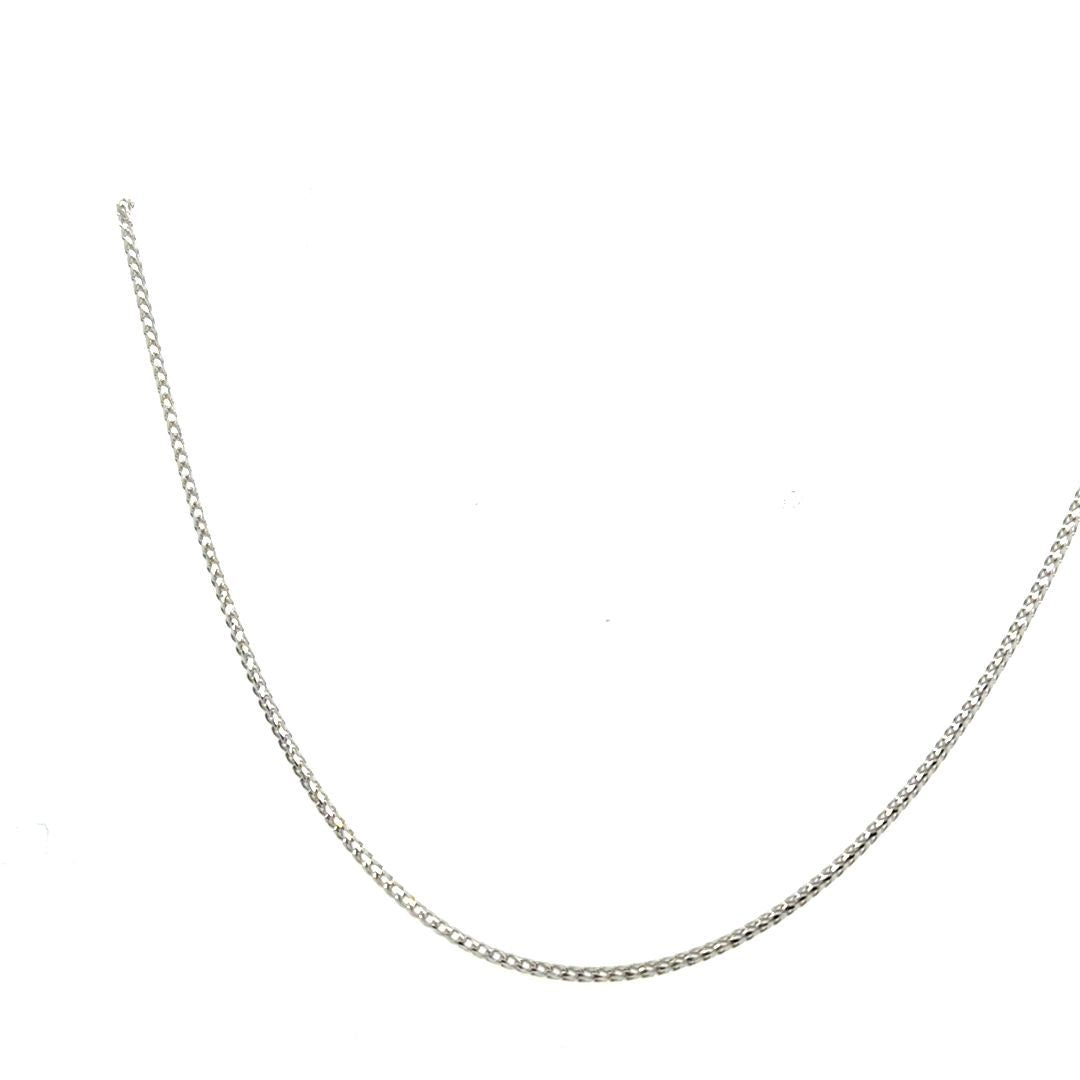 CHAINE FRANCO  OR BLANC 10KT  22''