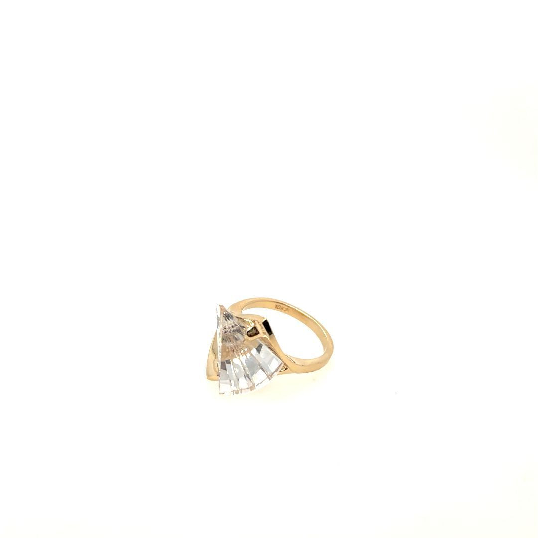 BAGUE OR JAUNE 10KT
