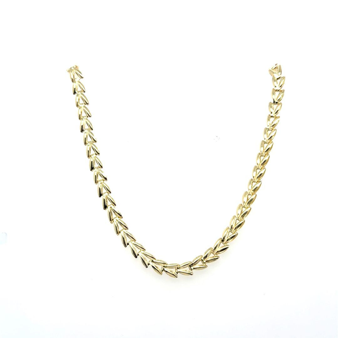 CHAINE MODE OR JAUNE 10KT, 18''