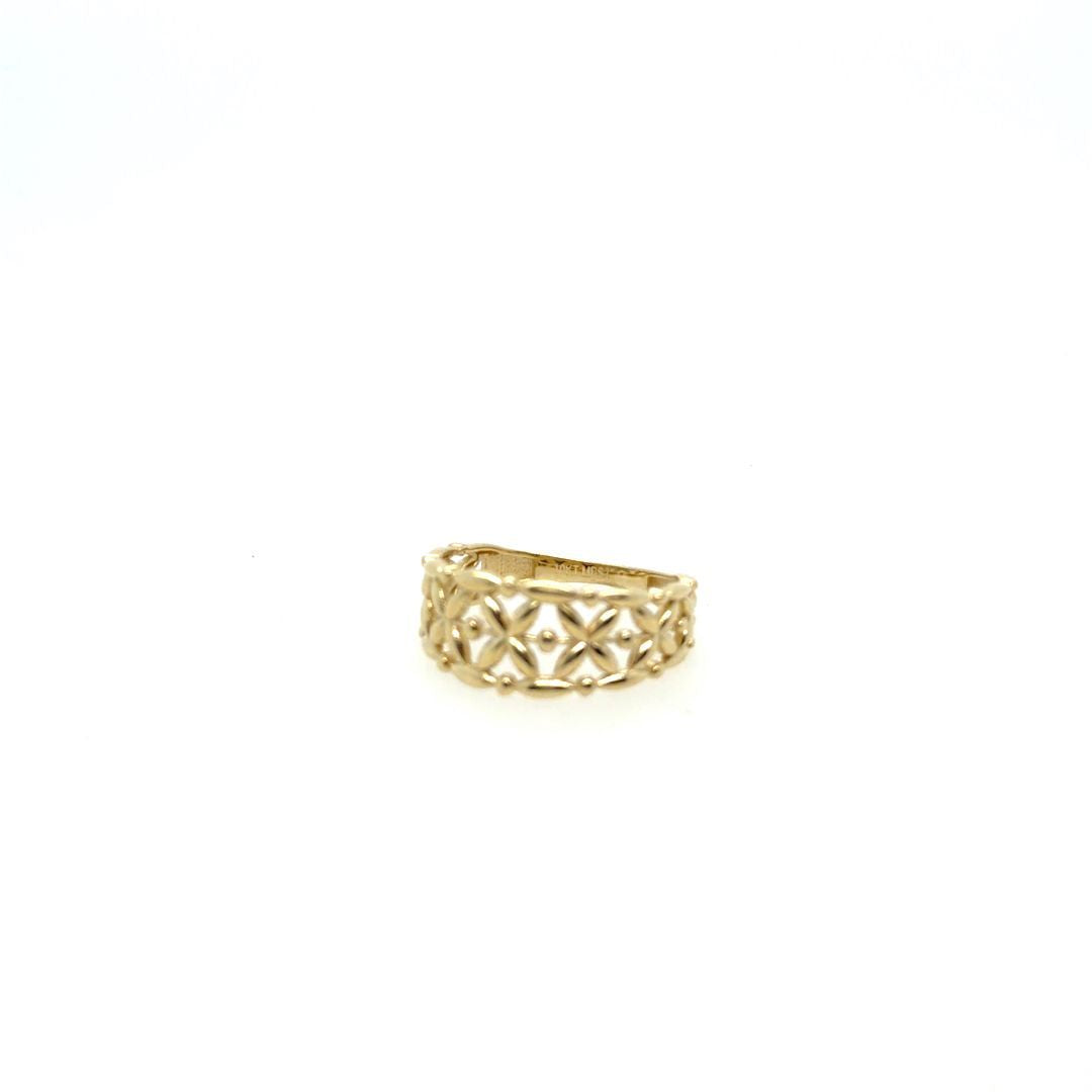 BAGUE MODE OR JAUNE 10KT