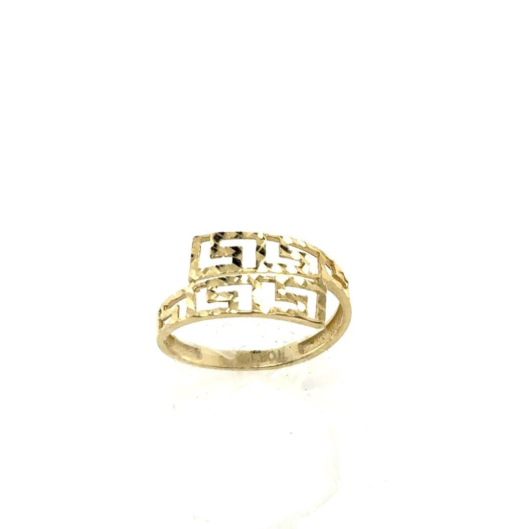 BAGUE VERSACE OR JAUNE 10KT