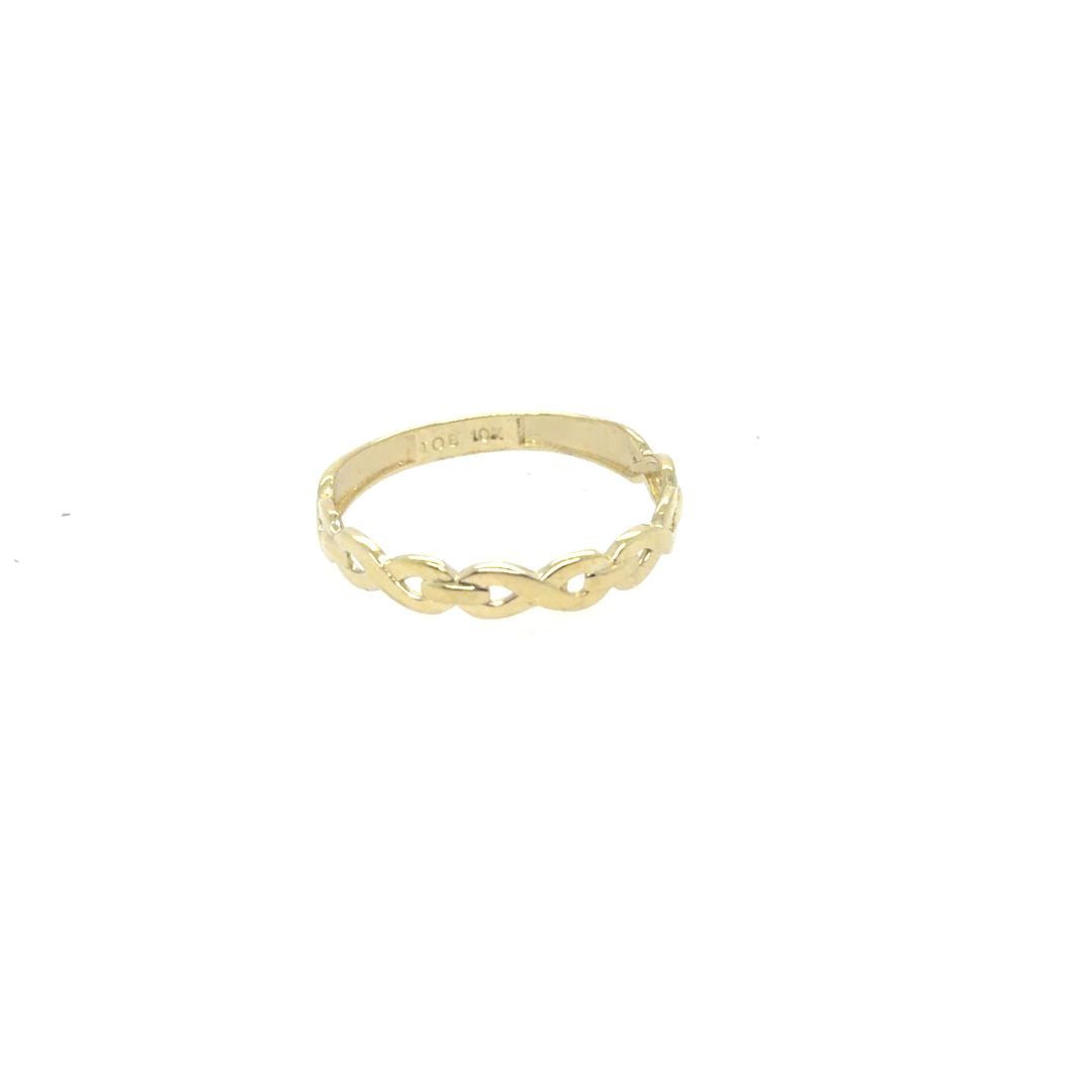 10K YELLOW GOLD FASHION RING