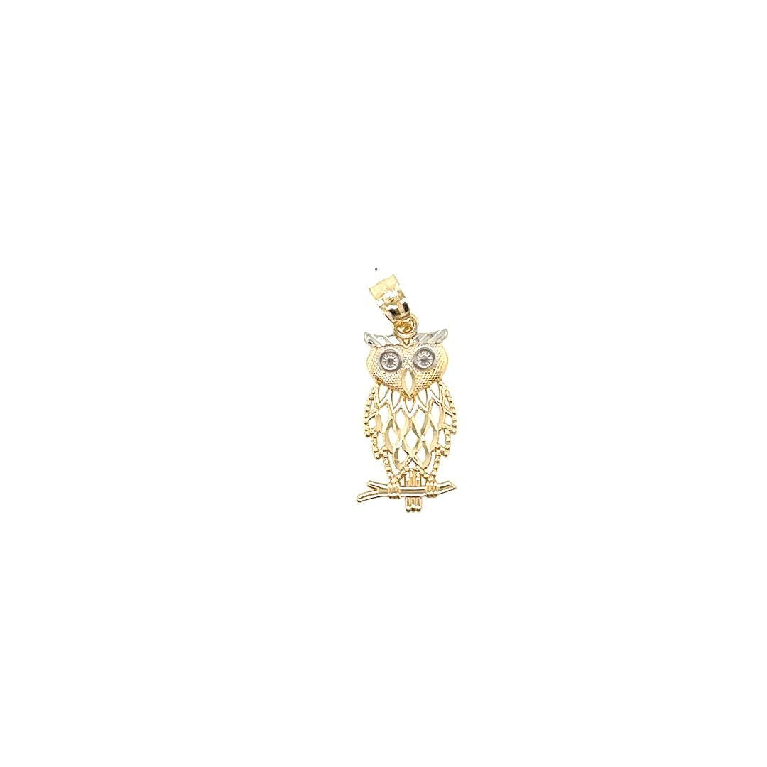 PENDENTIF HIBOUX OR 14KT