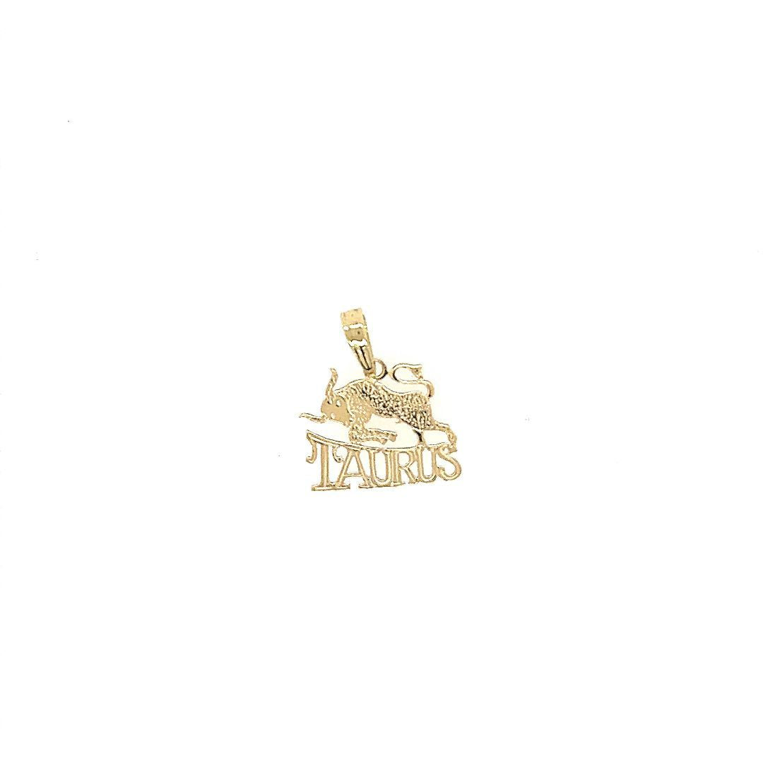 PENDENTIF TAURUS  OR JAUNE 10KT