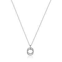 NECKLACE/PENDANT. DOUBLE CIRCLES