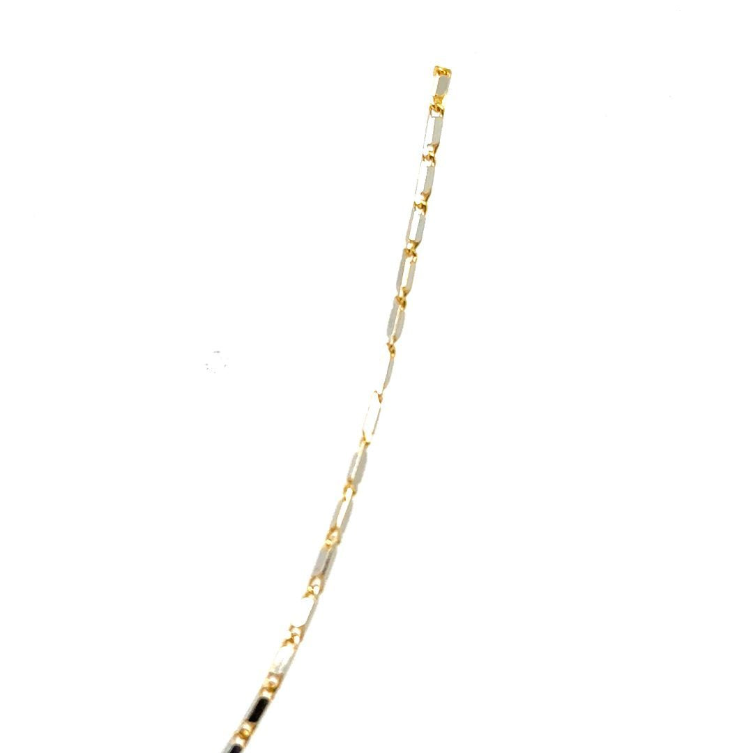 CHAINE BAGUETTE 2TONS 10KT, 18''