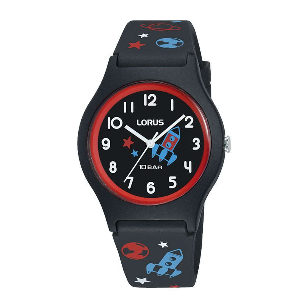 LORUS ENFANT NOIR/ROUGE ANALOGIQUE