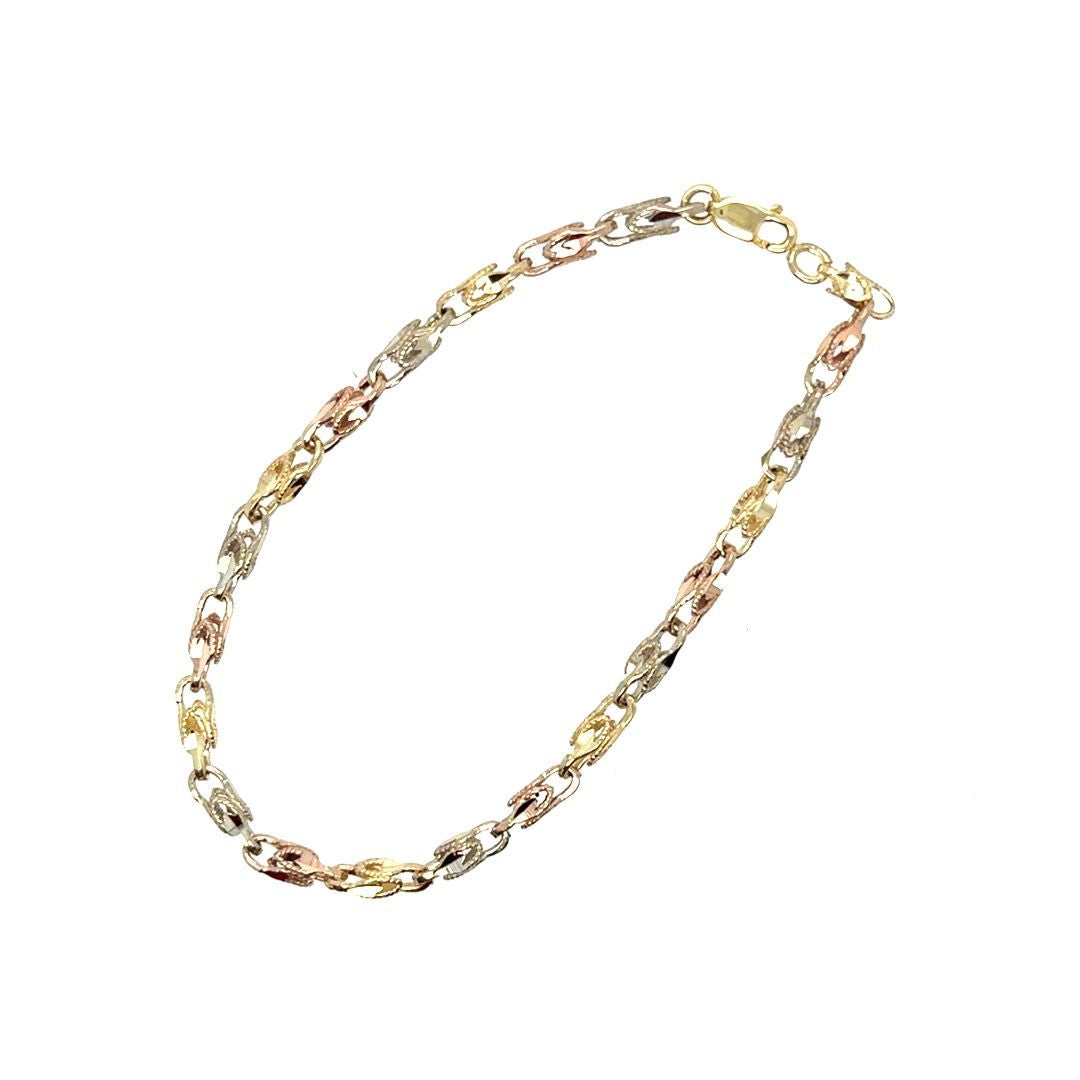 BRACELET KING OR 3TONS, 7.5''