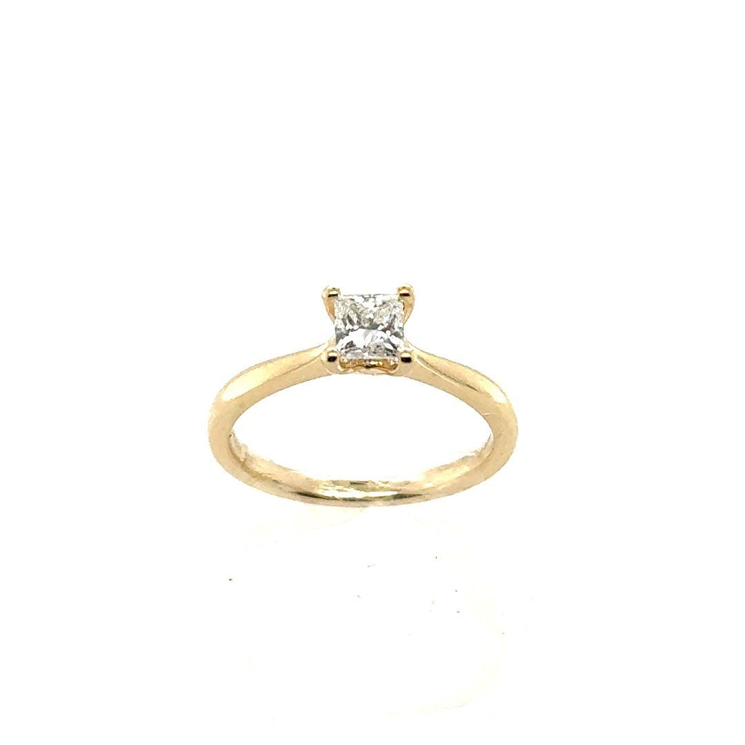 PRINCESS CUT 14KT  BLOSSOM 0.50CT