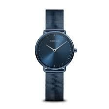 MONTRE FEMME BLEUE ULTRA SLIM