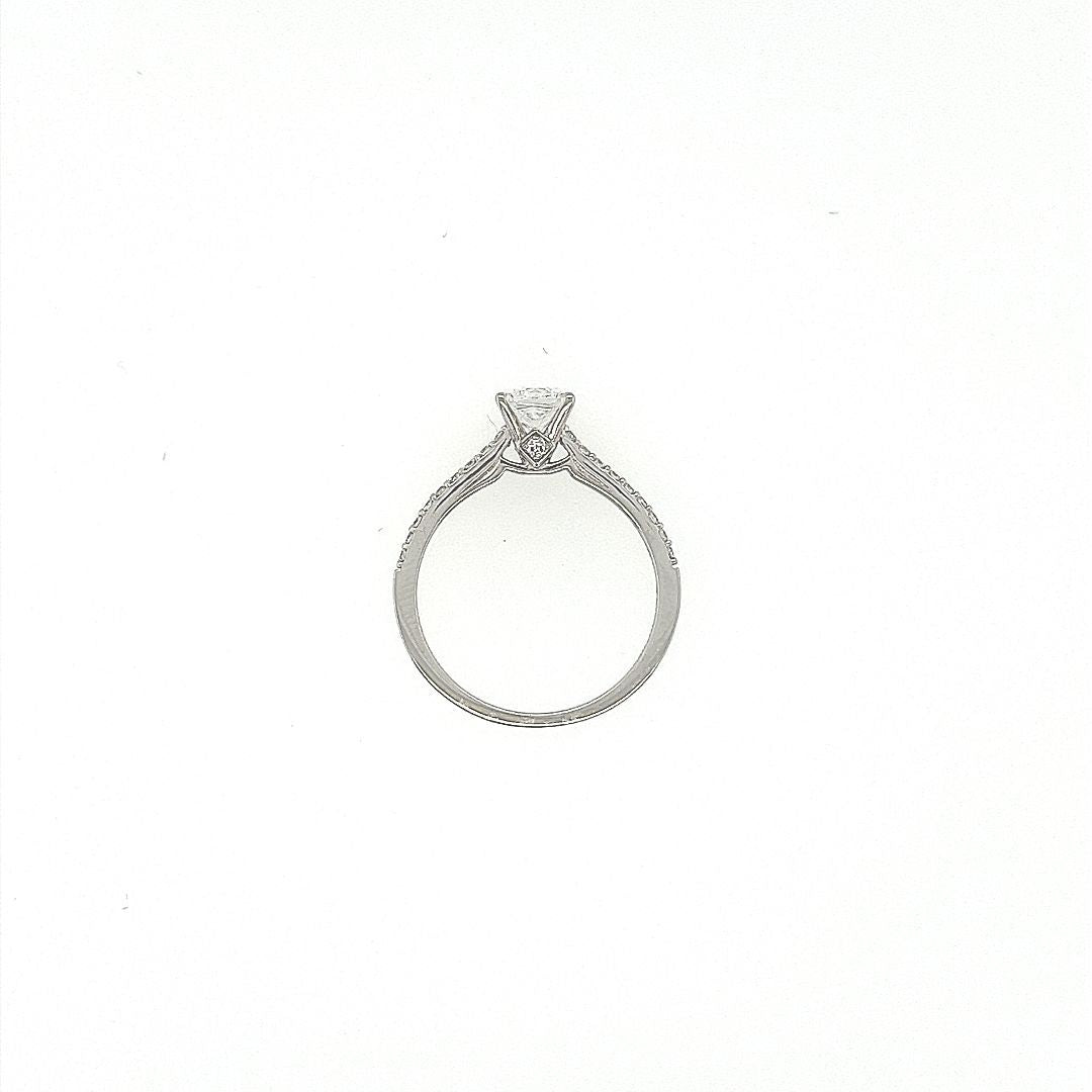 BAGUE 14KT, DIAM.BLOS.060CT PRINCESS