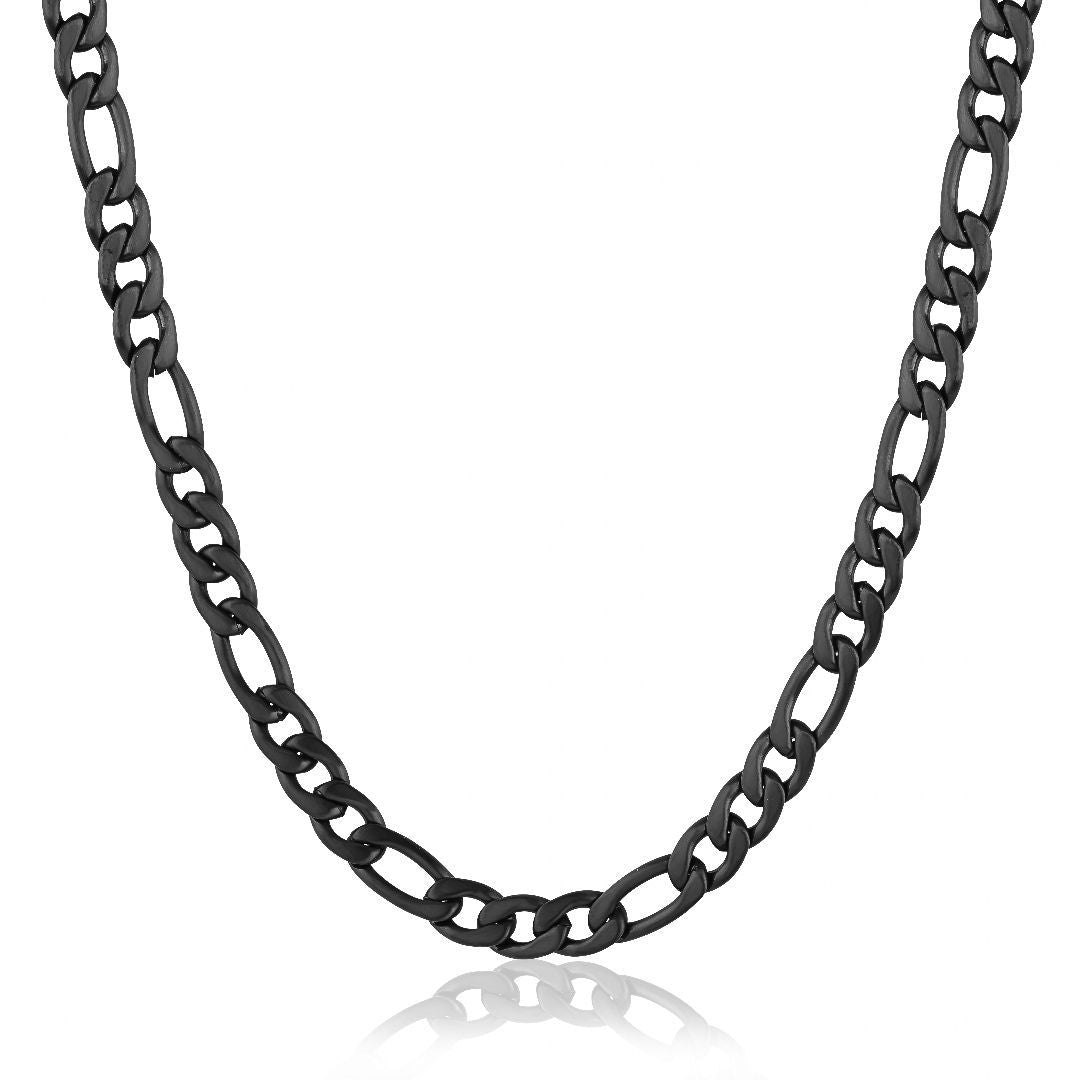 CHAINE FIGARO MAT,   24'', 4.5MM
